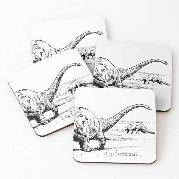 Item preview, Oldskool Diplodocus vector designed and sold by Paleo-parallax.