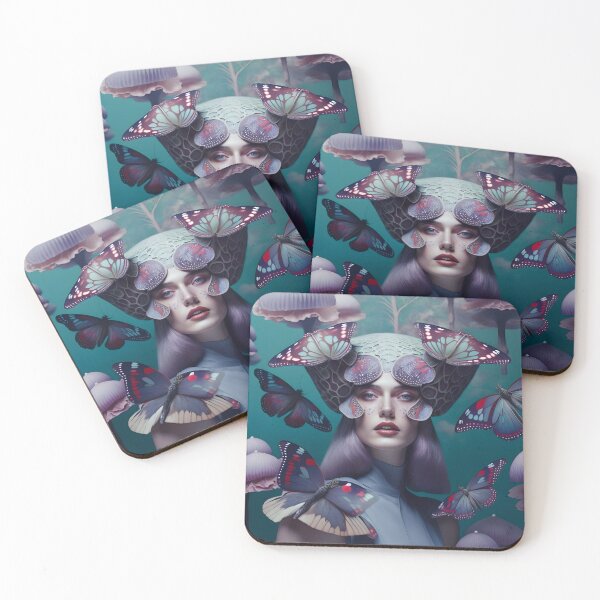 Item preview, Mesmerizing Mushroom Girl | Fungi Collection designed and sold by naiadsnest.