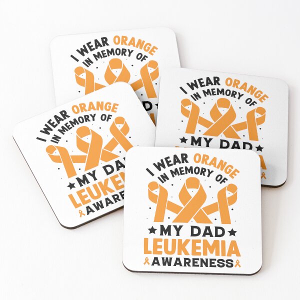 Item preview, I Wear Orange In Memory Of My Dad Leukemia Awareness Ribbons designed and sold by Best Designer.