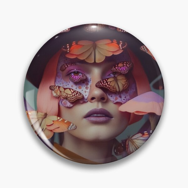 Item preview, Mesmerizing Mushroom Girl | Fungi Collection designed and sold by naiadsnest.