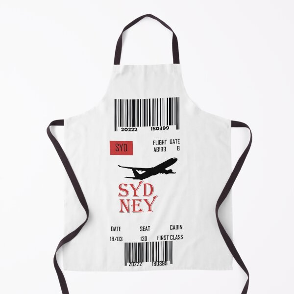 Item preview, SYDNEY flight ticket boarding pass travel designed and sold by SeniorPrint99.