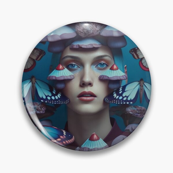 Item preview, Mesmerizing Mushroom Girl | Fungi Collection designed and sold by naiadsnest.