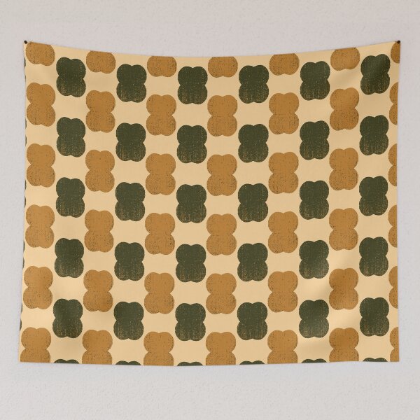 Aperçu de l'œuvre Cloud 9 - Olive Green & Burnt Orange créée et vendue par Jasrese.