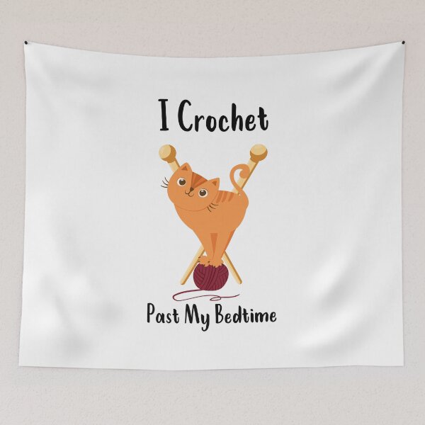 Item preview, I Crochet Past My Bedtime designed and sold by ROFIN.