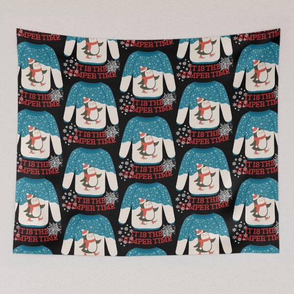 Item preview, It is the Jumper Time on Black designed and sold by LoloTrends.