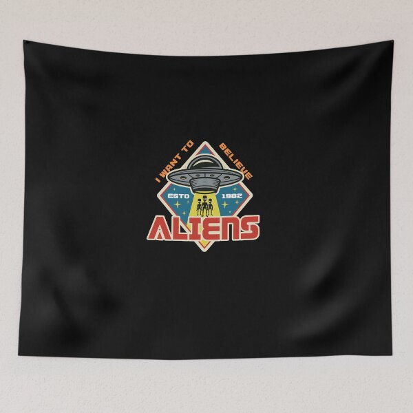 Item preview, Retro Space Aliens T-shirt Design designed and sold by PrintPortal.