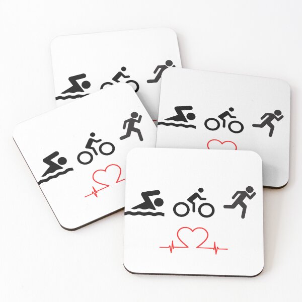Item preview, cardio triathlon sport gift designed and sold by Scelai.