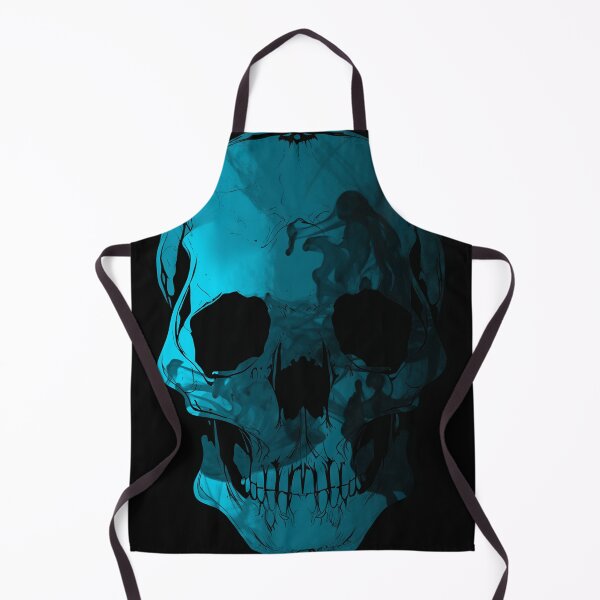 Item preview, Spooky Abstract Skull Nº1 - Blue designed and sold by CMeista.