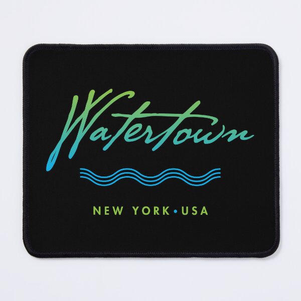 Item preview, Watertown New York Typographic Design designed and sold by Futurebeachbum.