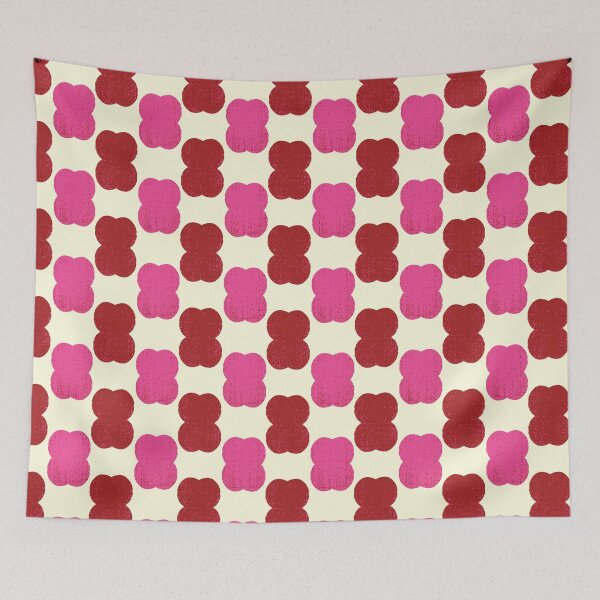 Aperçu de l'œuvre Cloud 9 - Pop Pink & Radiant Red créée et vendue par Jasrese.