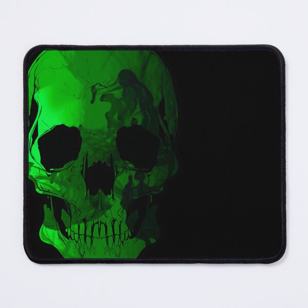 Item preview, Spooky Abstract Skull Nº1 - Green designed and sold by CMeista.