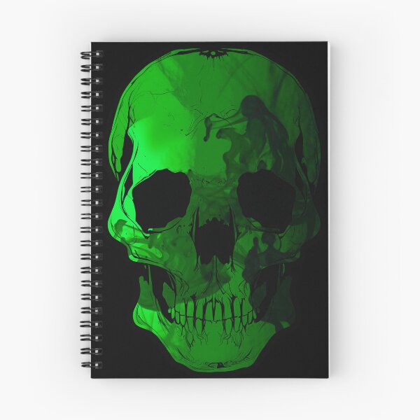Item preview, Spooky Abstract Skull Nº1 - Green designed and sold by CMeista.