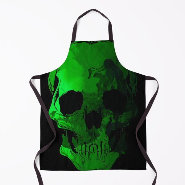 Item preview, Spooky Abstract Skull Nº1 - Green designed and sold by CMeista.
