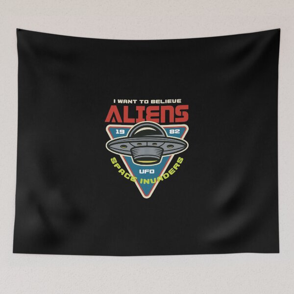 Item preview, 1982 Retro Space Aliens T-shirt designed and sold by PrintPortal.