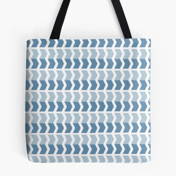 Item preview, Blue Chevron Stripes designed and sold by emikat-art.