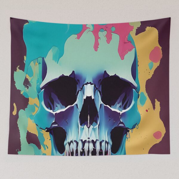Item preview, Skull painting Nº1 designed and sold by CMeista.
