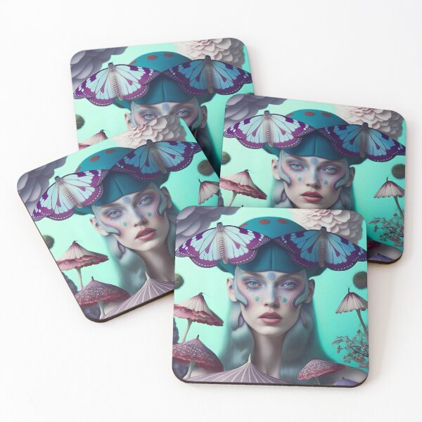 Item preview, Mesmerizing Mushroom Girl | Fungi Collection designed and sold by naiadsnest.