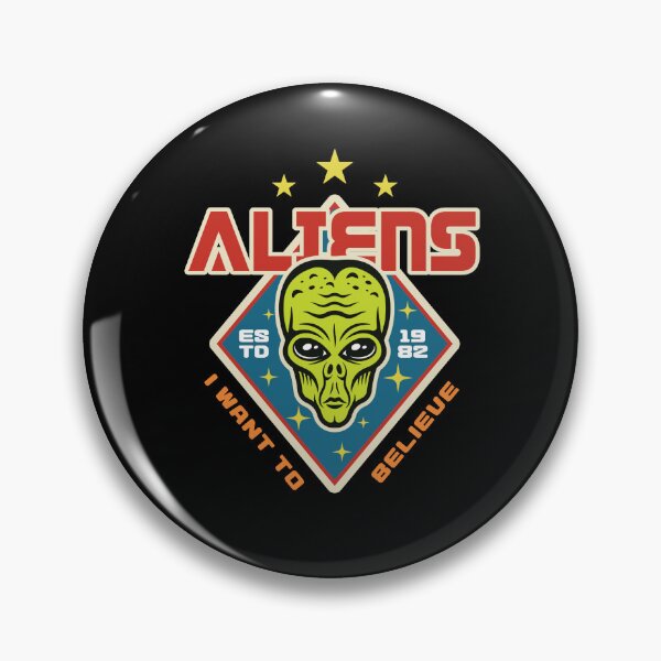 Item preview, Retro Space Alien Face T-shirt designed and sold by PrintPortal.