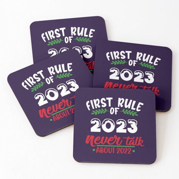 Item preview, First rule of 2023, never talk about 2022, Funny New Year Gift designed and sold by Sunnyhova.