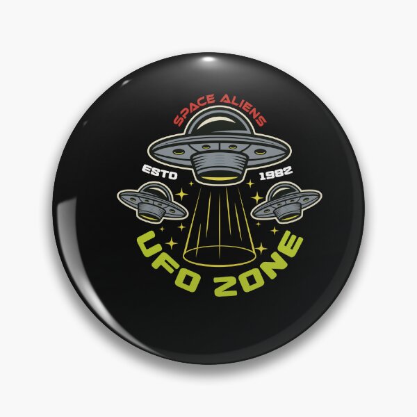 Item preview, UFO Zone Retro Space Ship T-shirt designed and sold by PrintPortal.