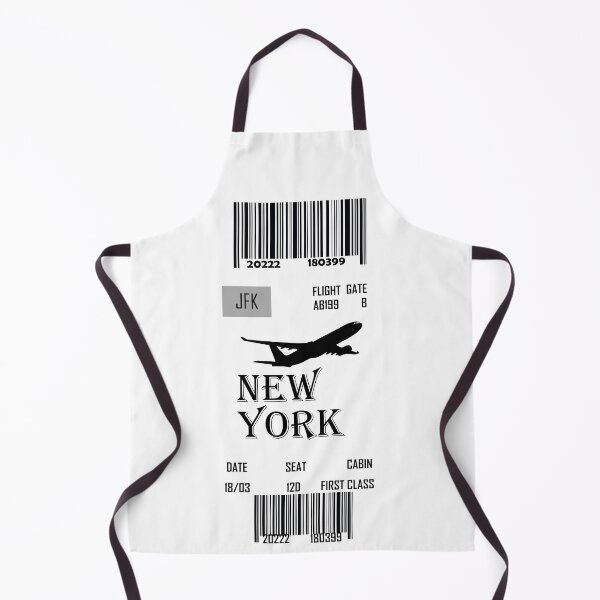 Item preview, NEW YORK flight ticket boarding pass travel designed and sold by SeniorPrint99.
