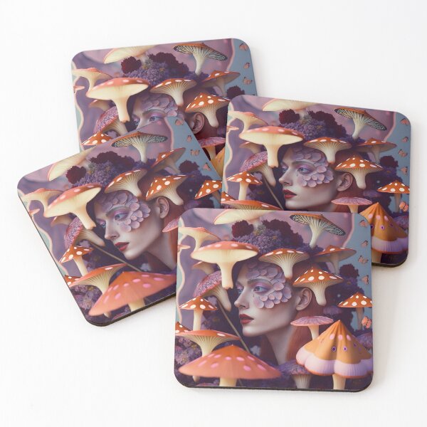 Item preview, Mesmerizing Mushroom Girl | Fungi Collection designed and sold by naiadsnest.