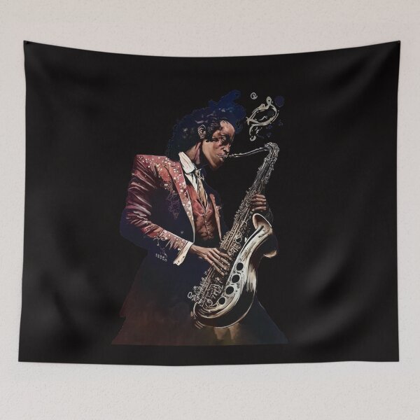 Item preview, JAZZMAN Midjourney AI Artwork designed and sold by davidjulie.