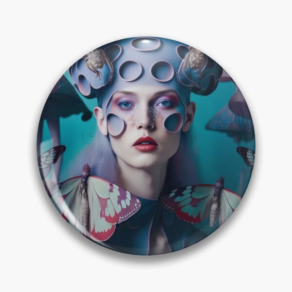 Item preview, Mesmerizing Mushroom Girl | Fungi Collection designed and sold by naiadsnest.
