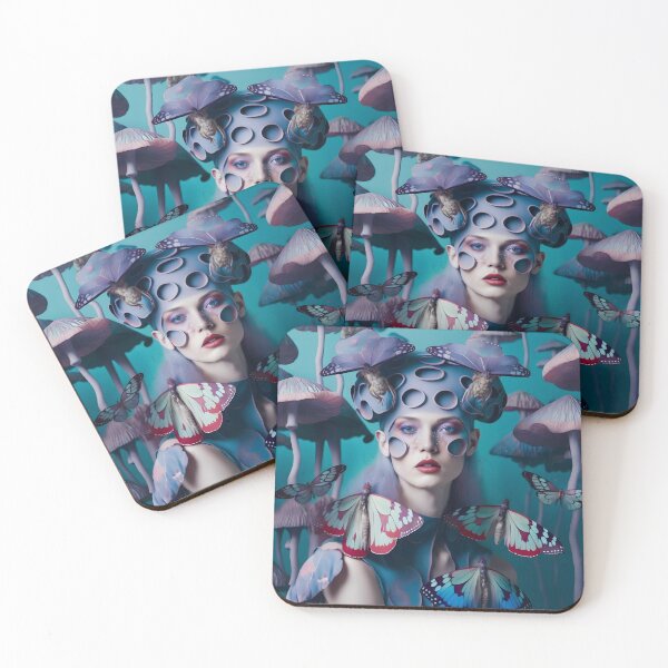 Item preview, Mesmerizing Mushroom Girl | Fungi Collection designed and sold by naiadsnest.