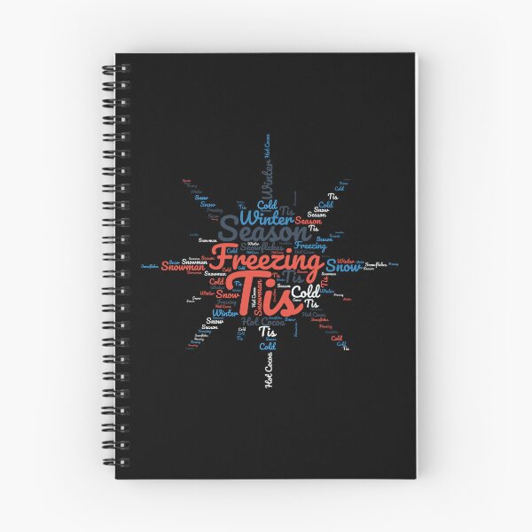 Item preview, Tis Freezing Season - Snowflake Typography designed and sold by SimplyMe-Plus.