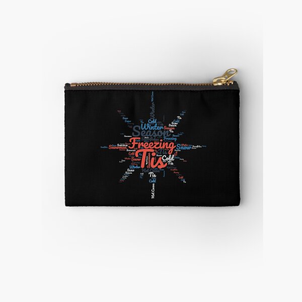 Item preview, Tis Freezing Season - Snowflake Typography designed and sold by SimplyMe-Plus.