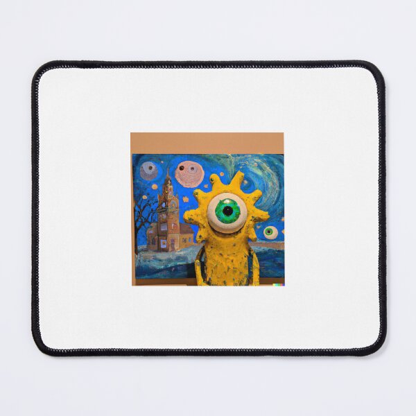 Item preview, mike wazowski two eyes van gogh theme designed and sold by DOOSKY M.