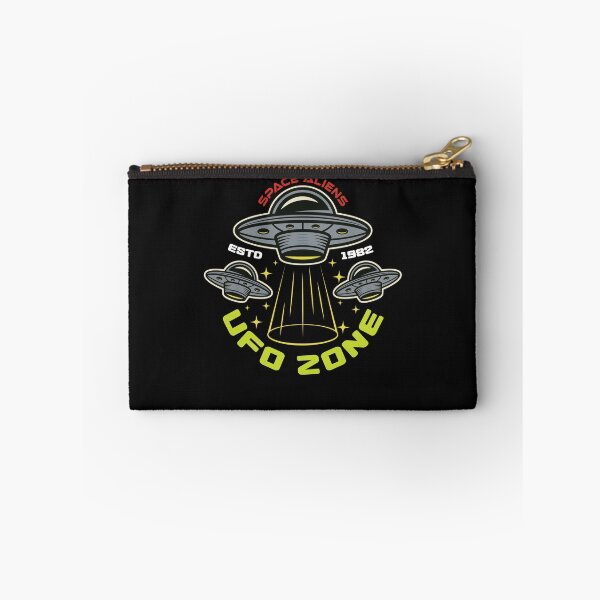 Item preview, UFO Zone Retro Space Ship T-shirt designed and sold by PrintPortal.