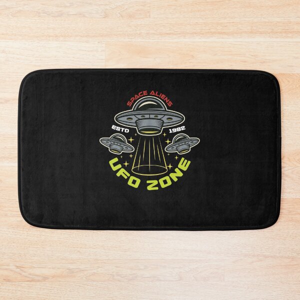Item preview, UFO Zone Retro Space Ship T-shirt designed and sold by PrintPortal.