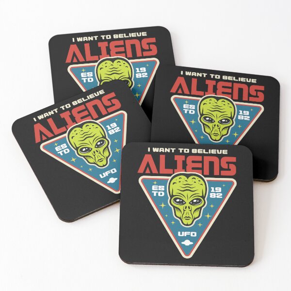 Item preview, I Want To Believe In Aliens! designed and sold by PrintPortal.
