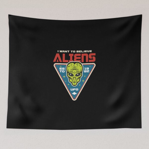 Item preview, I Want To Believe In Aliens! designed and sold by PrintPortal.
