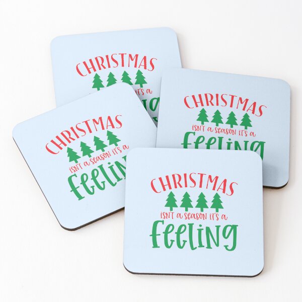 Item preview, Christmas isn't a season, it's a felling, Funny Santa Christmas quote designed and sold by Sunnyhova.