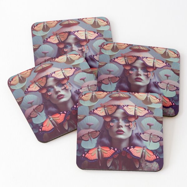 Item preview, Mesmerizing Mushroom Girl | Fungi Collection designed and sold by naiadsnest.
