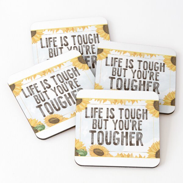 Item preview, Life Is Tough, But You're Tougher designed and sold by TeesYouWant.
