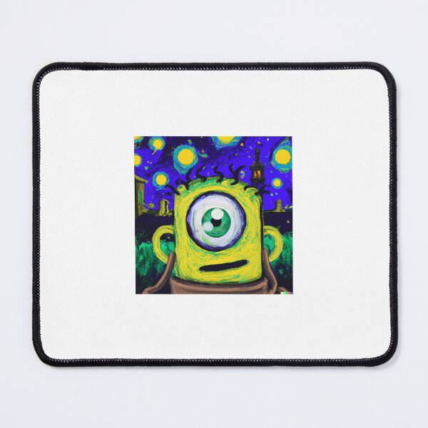 Item preview, mike wazowski two eyes van gogh theme designed and sold by DOOSKY M.