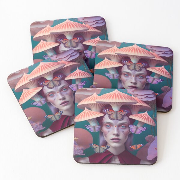Item preview, Mesmerizing Mushroom Girl | Fungi Collection designed and sold by naiadsnest.