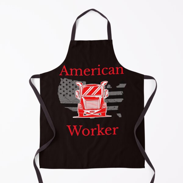 Item preview, American Trucker, American Worker R designed and sold by TeamsterLife.
