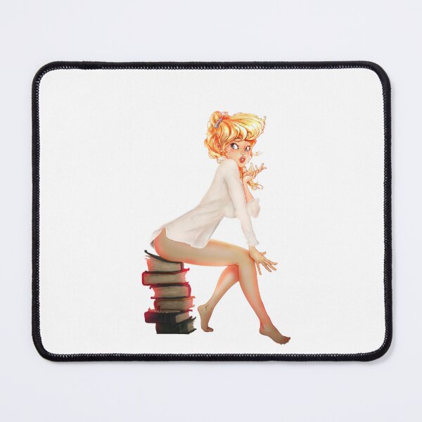 Item preview, Pin-up girl, pinup, blode, library designed and sold by PolishArtist.