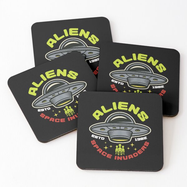 Item preview, Alien Space Invaders T-Shirt designed and sold by PrintPortal.