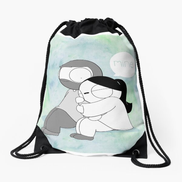 Mine - Watercolor Drawstring Bag