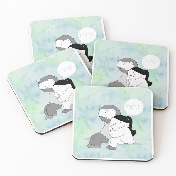 Mine - Watercolor Coasters (Set of 4)