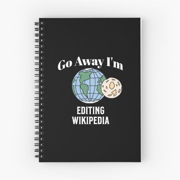 Item preview, Go Away i'm editting wikipedia designed and sold by ArtBySymone.