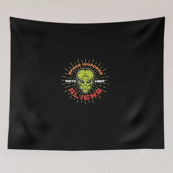 Item preview, Camiseta 1982 Alien Space Invaders designed and sold by PrintPortal.