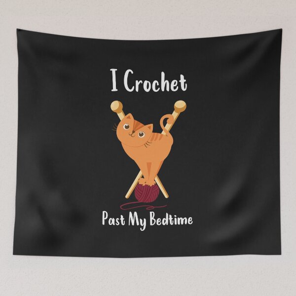 Item preview, I Crochet Past My Bedtime designed and sold by ROFIN.