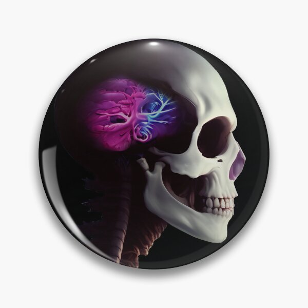 Item preview, Surreal broken skull Nº1 - Brain designed and sold by CMeista.